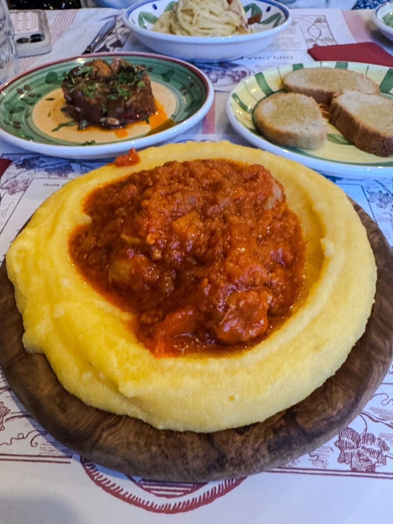 ragout polenta osteria il matto rome