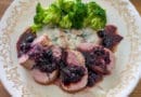 Filet de porc sauce aux bleuets