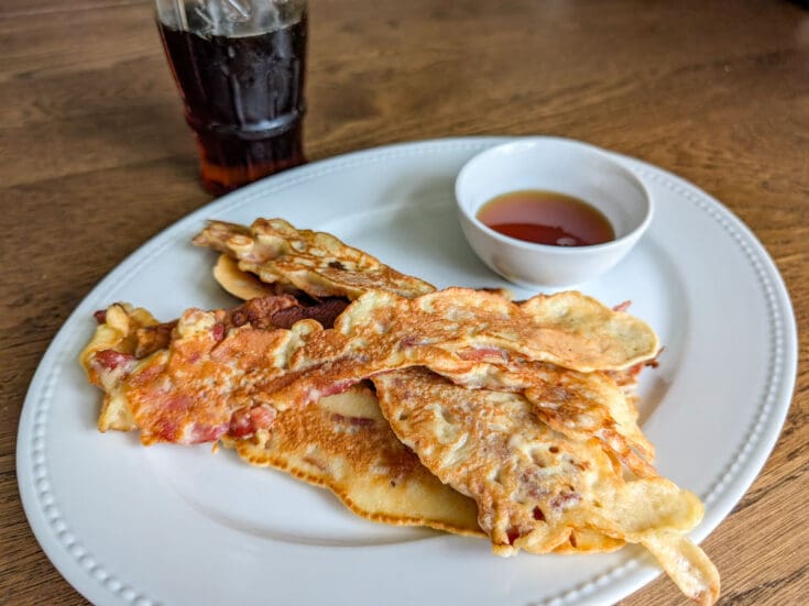 Crêpes au bacon (ou bacon aux crêpes)