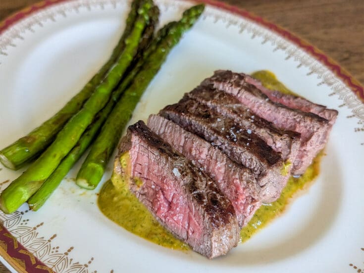 Steak minute sauce aux fines herbes