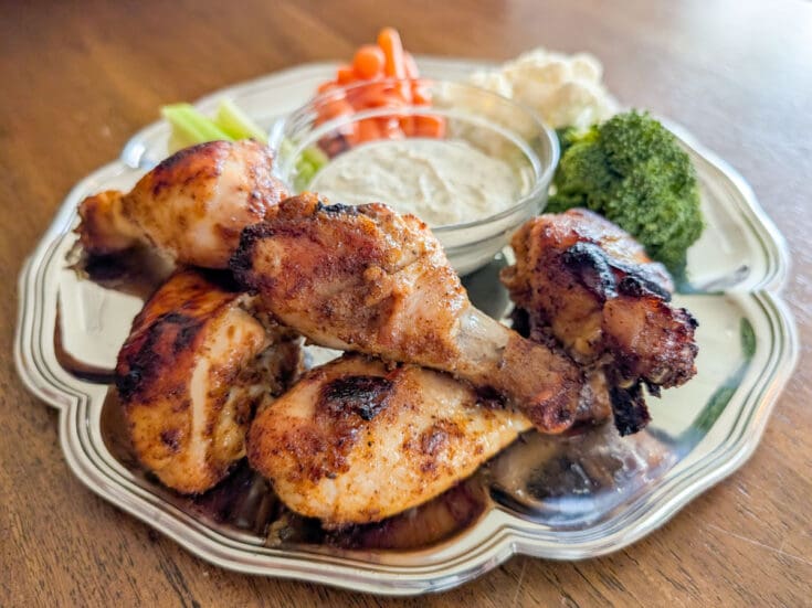 Pilons de poulet sauce ranch au yogourt