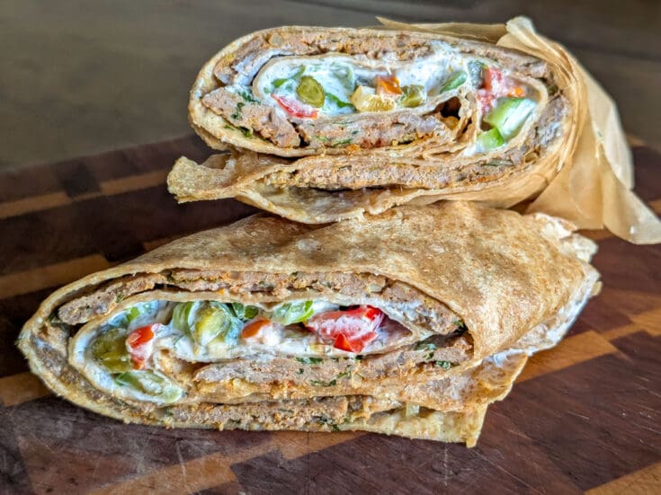 Wrap au boeuf style kefta