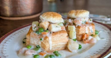 Vol-au-vent aux fruits de mer