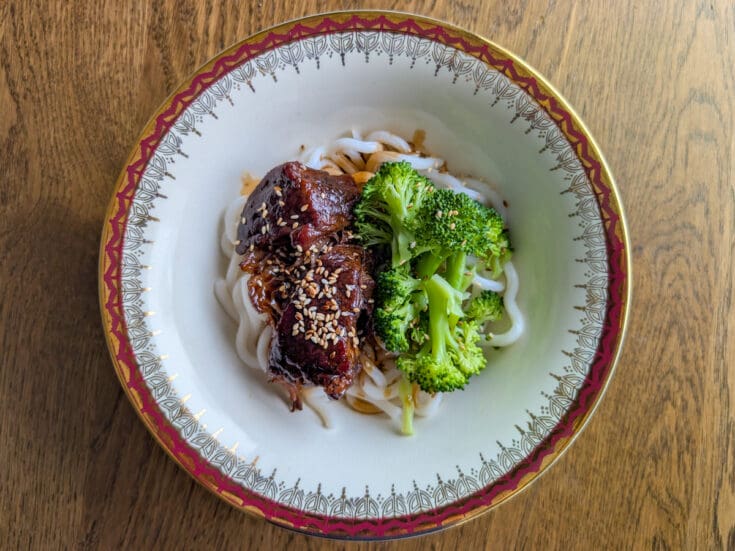 Boeuf braisé style coréen