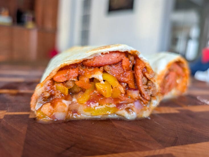 Wrap façon pizza Spéciale Normandin