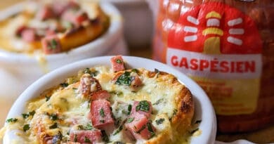 Soupe à l’oignon au jambon Gaspésien
