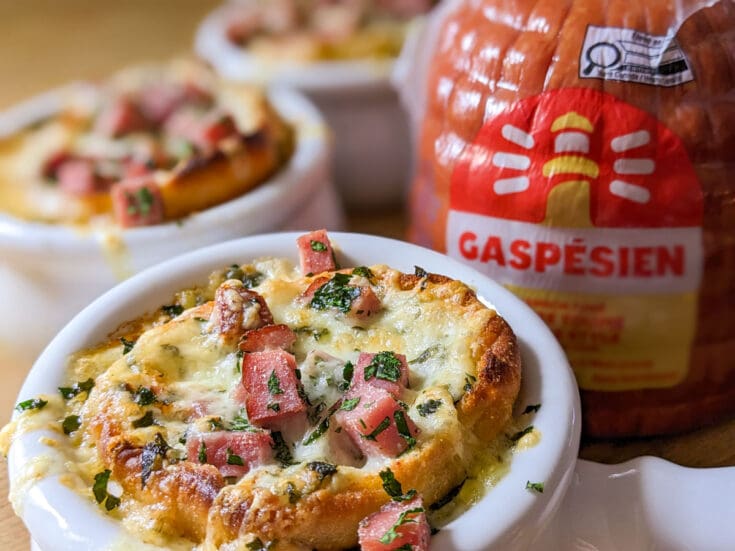 Soupe à l’oignon au jambon Gaspésien